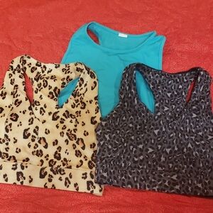 Fabletics Leopard Print Sports Bra